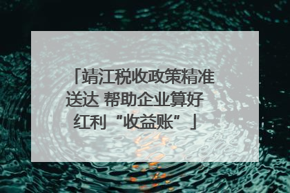 靖江税收政策精准送达 帮助企业算好红利“收益账”