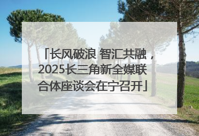 长风破浪 智汇共融，2025长三角新全媒联合体座谈会在宁召开