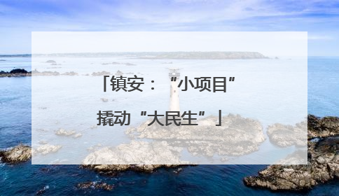 镇安：“小项目”撬动“大民生”