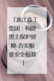 龙江森工集团：构建黑土保护屏障 夯实粮食安全根基