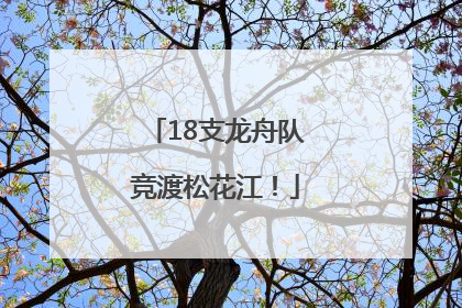 18支龙舟队竞渡松花江！