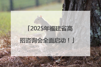 2025年福建省高招咨询会全面启动！