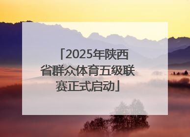 2025年陕西省群众体育五级联赛正式启动