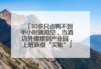 30多只卤鸭不到半小时就抢空，当酒店外摆摆到产业园，上班族很“买账”