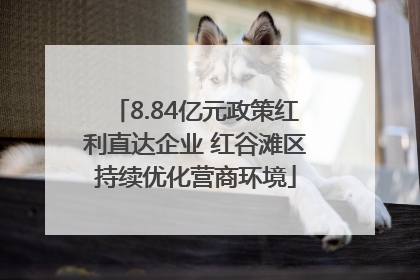 8.84亿元政策红利直达企业 红谷滩区持续优化营商环境
