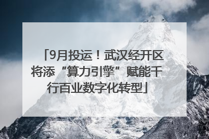 9月投运！武汉经开区将添“算力引擎”赋能千行百业数字化转型